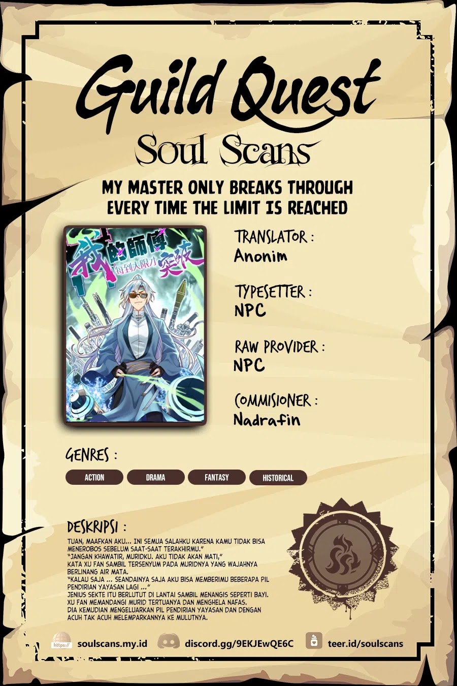 Baca Komik My Master Only Breaks Through Every Time the Limit Is Reached Chapter 100 Gambar 1