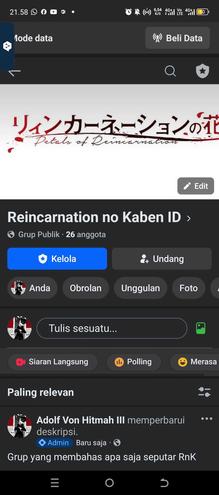Reincarnation no Kaben Chapter 63 Gambar 29
