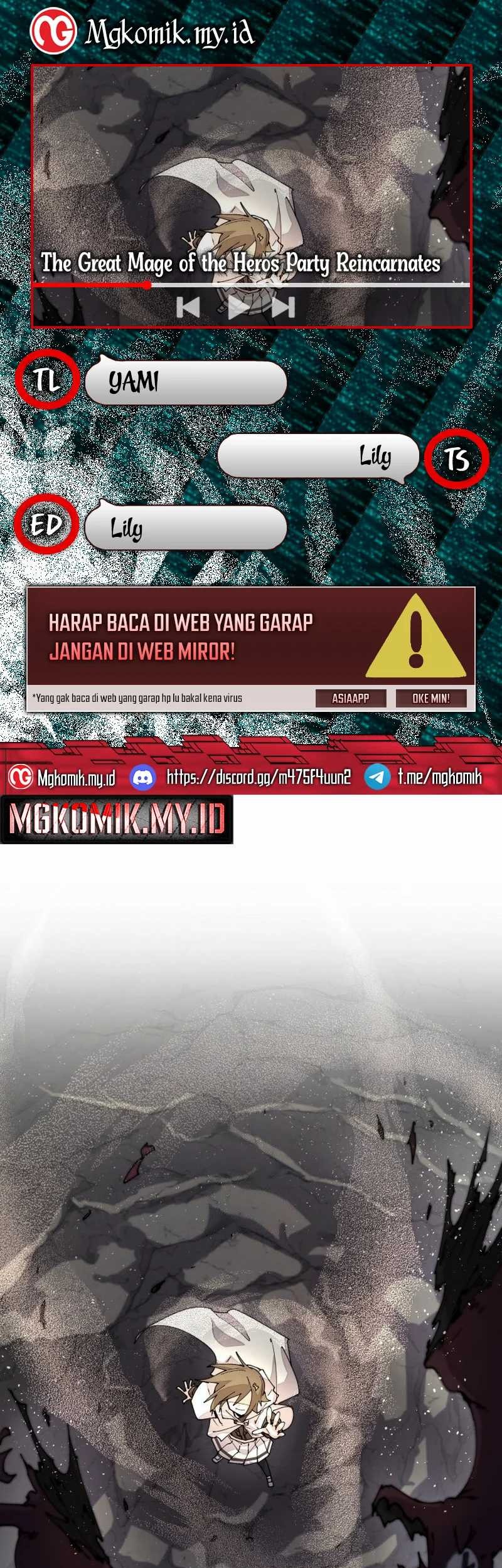 Baca Komik The Rebirth of the Hero’s Party’s Archmage Chapter 44 Gambar 1