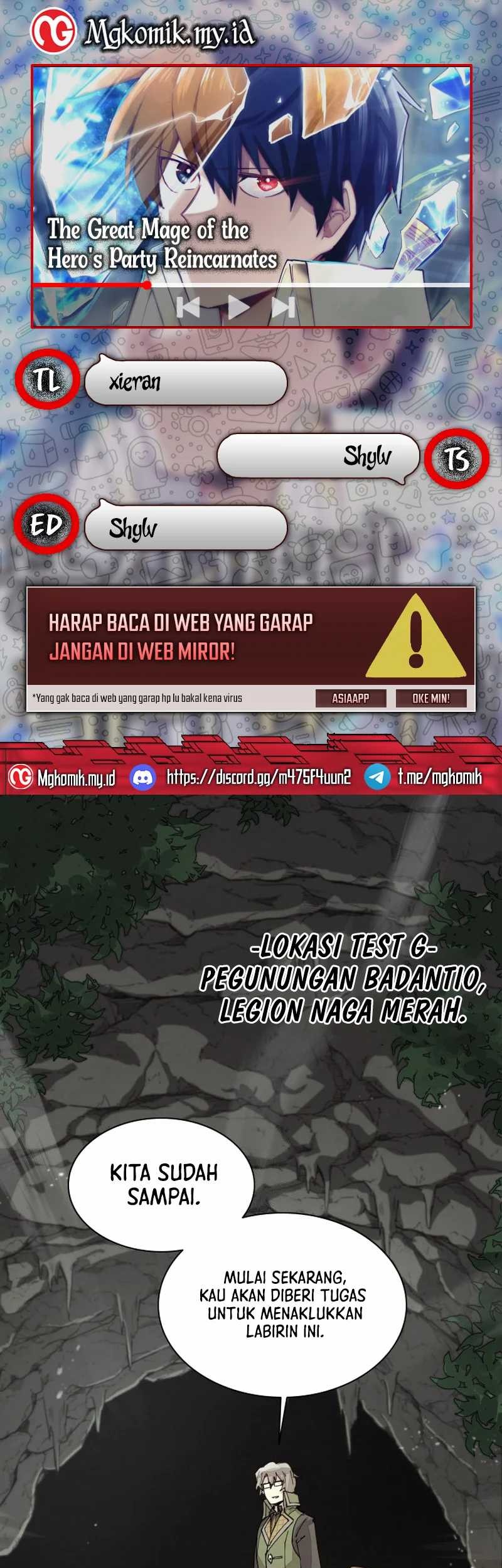 Baca Komik The Rebirth of the Hero’s Party’s Archmage Chapter 43 Gambar 1