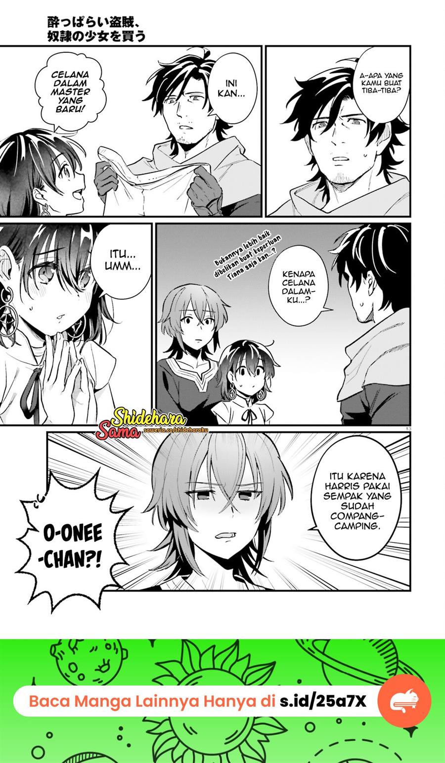 Yopparai Touzoku, Dorei no Shoujo wo Kau Chapter 15 Gambar 14