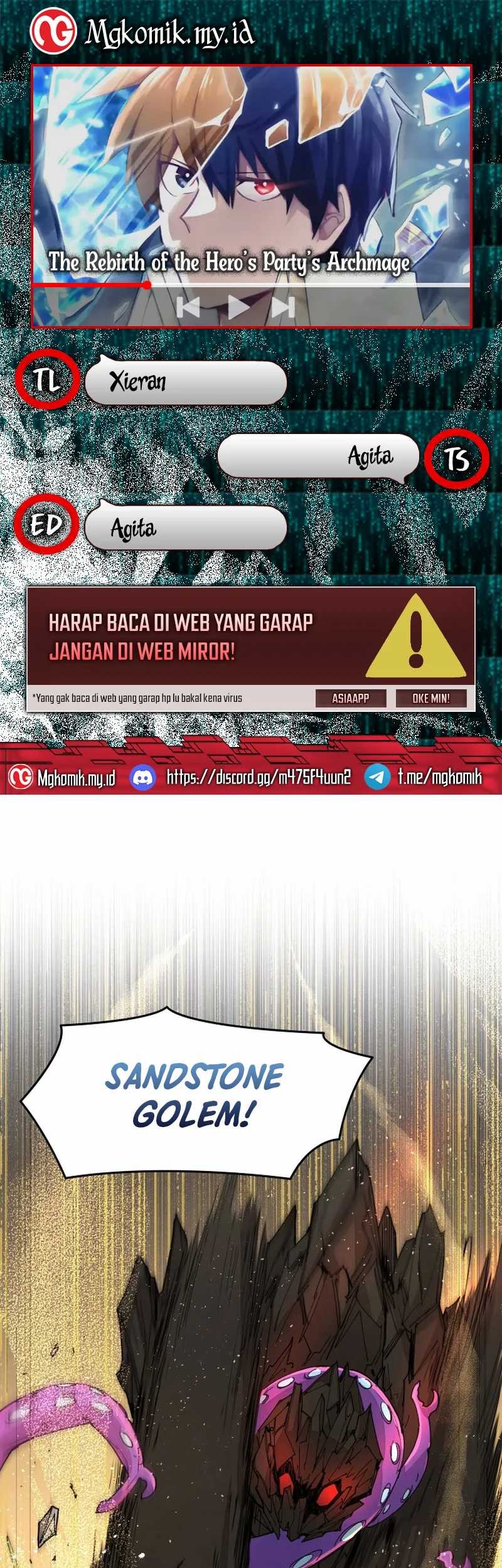 Baca Komik The Rebirth of the Hero’s Party’s Archmage Chapter 50 Gambar 1