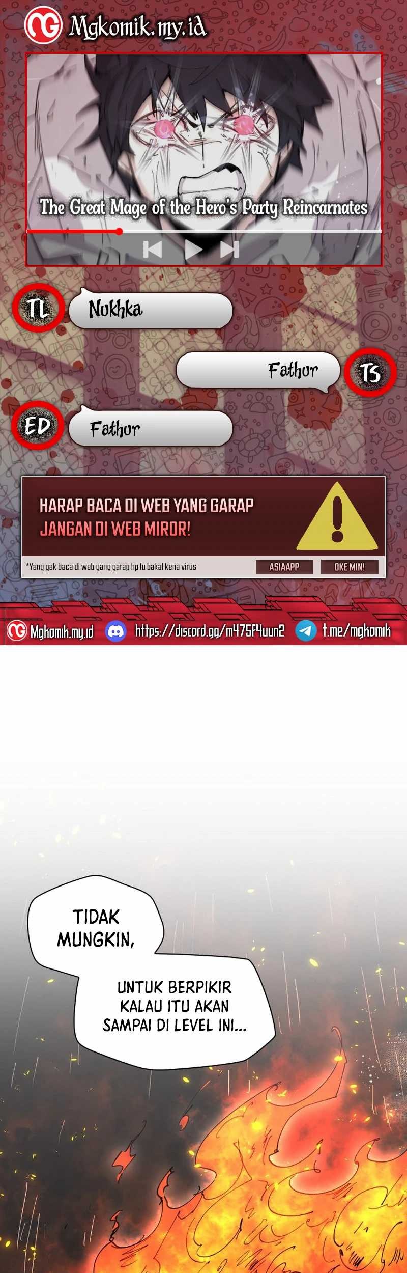 Baca Komik The Rebirth of the Hero’s Party’s Archmage Chapter 54 Gambar 1