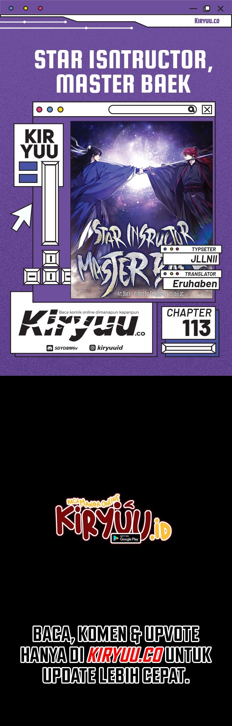 Komik Number One Star Instructor Master Baek Chapter 113 gambar nomor 1