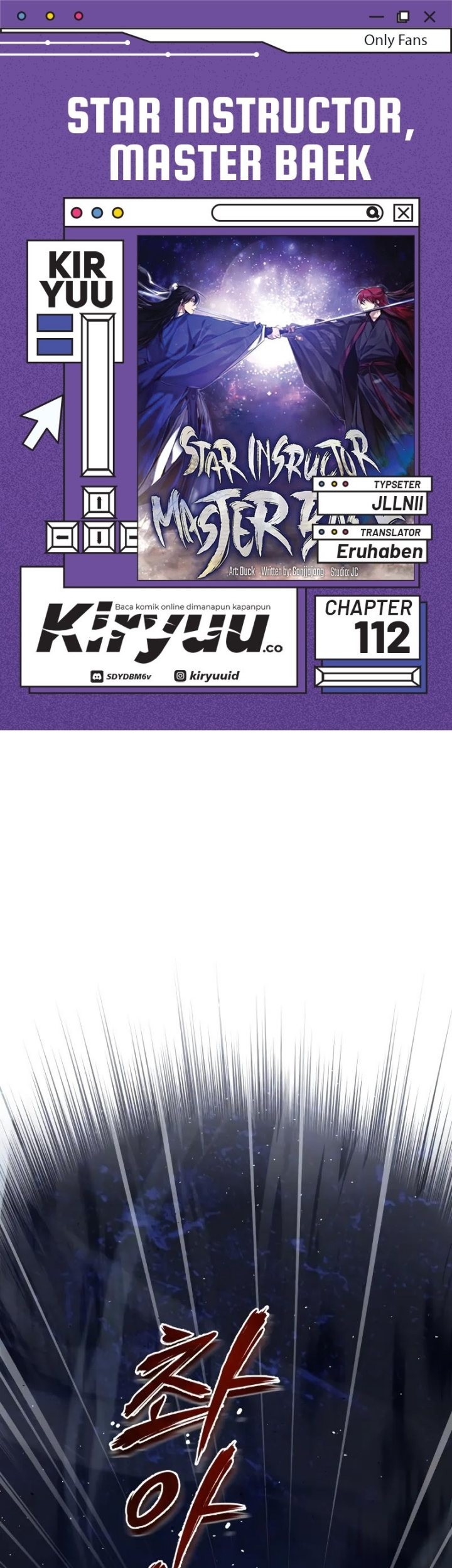 Baca Komik Number One Star Instructor Master Baek Chapter 112 Gambar 1