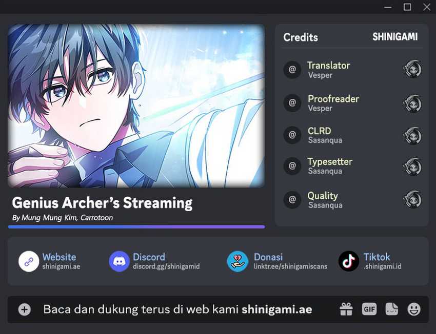 Komik Genius Archer’s Streaming Chapter 52 gambar nomor 1