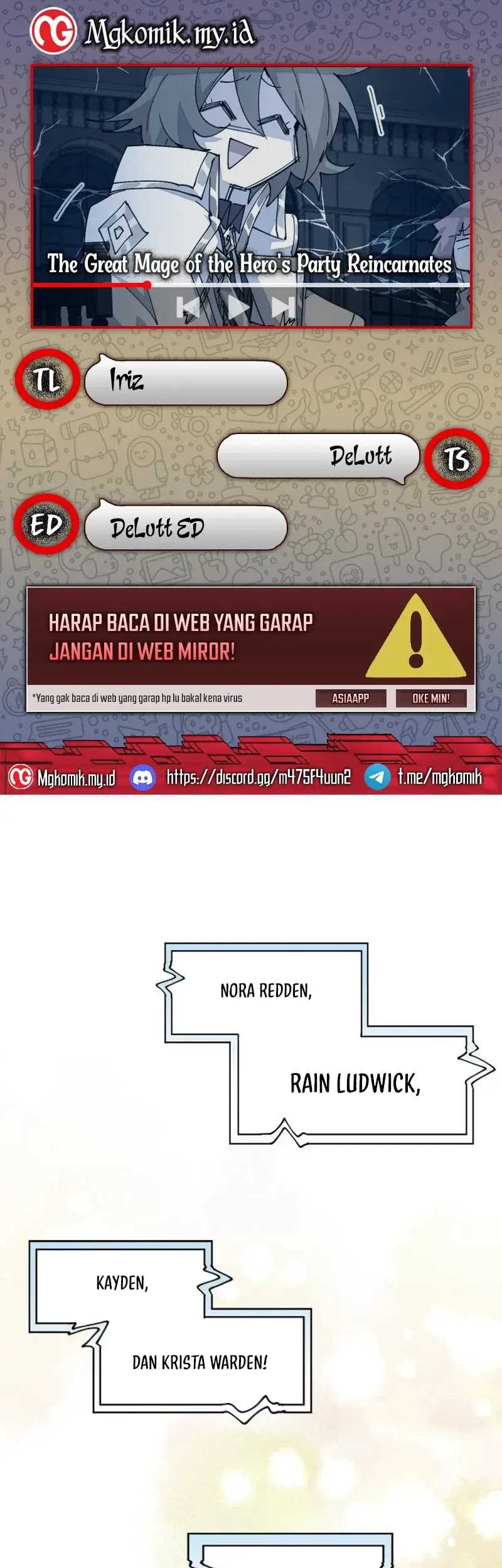 Baca Komik The Rebirth of the Hero’s Party’s Archmage Chapter 64 Gambar 1