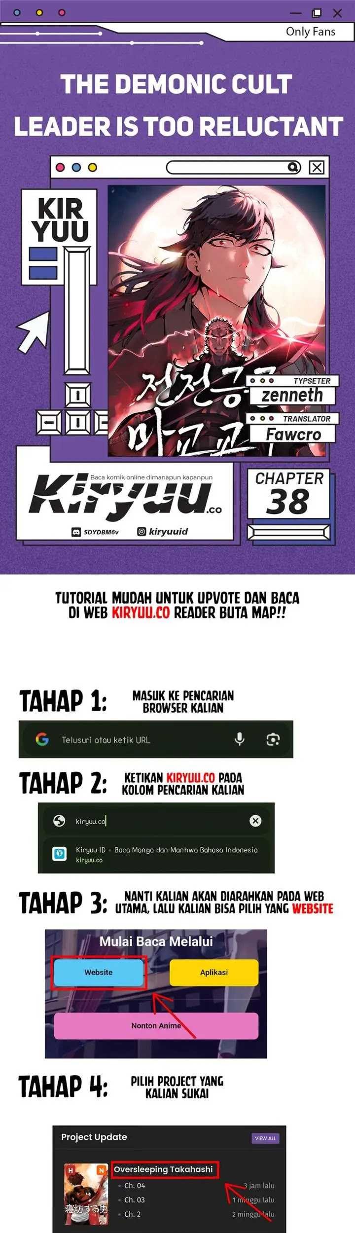 Baca Komik The Demonic Cult Leader Is Too Reluctant Chapter 38 Gambar 1
