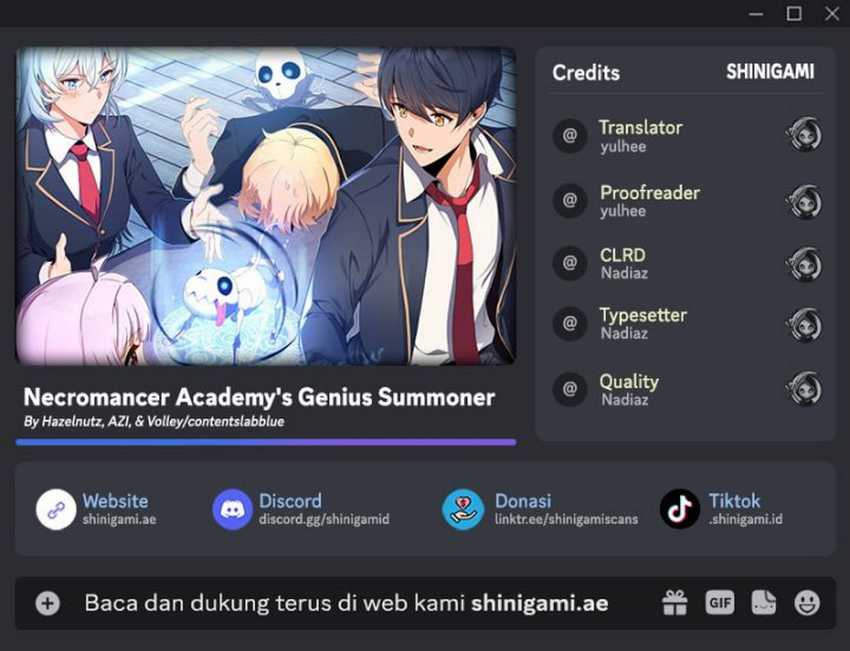 Baca Komik Necromancer Academy’s Genius Summoner Chapter 160 Gambar 1