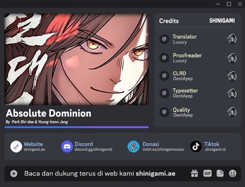 Baca Komik Absolute Dominion Chapter 09 Gambar 1