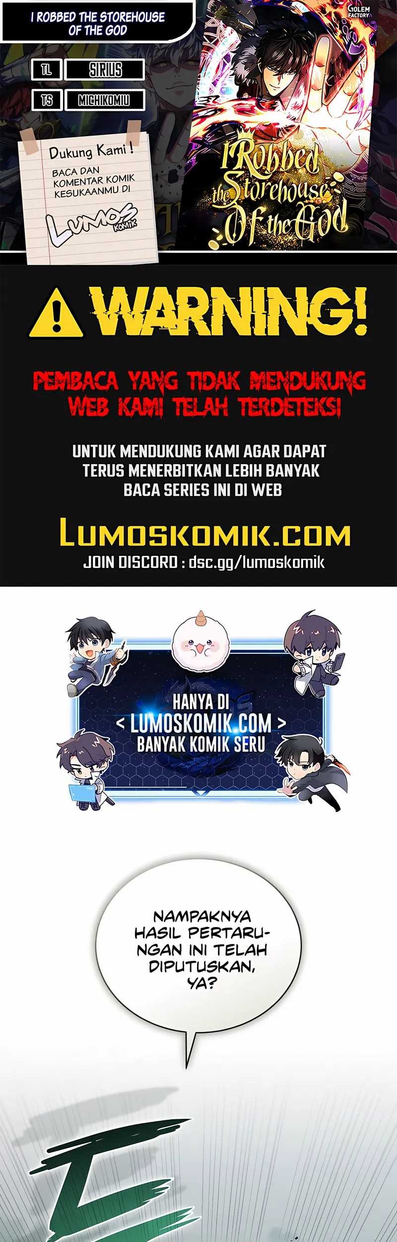 Komik I Robbed The Storehouse Of The God Chapter 47 gambar nomor 1