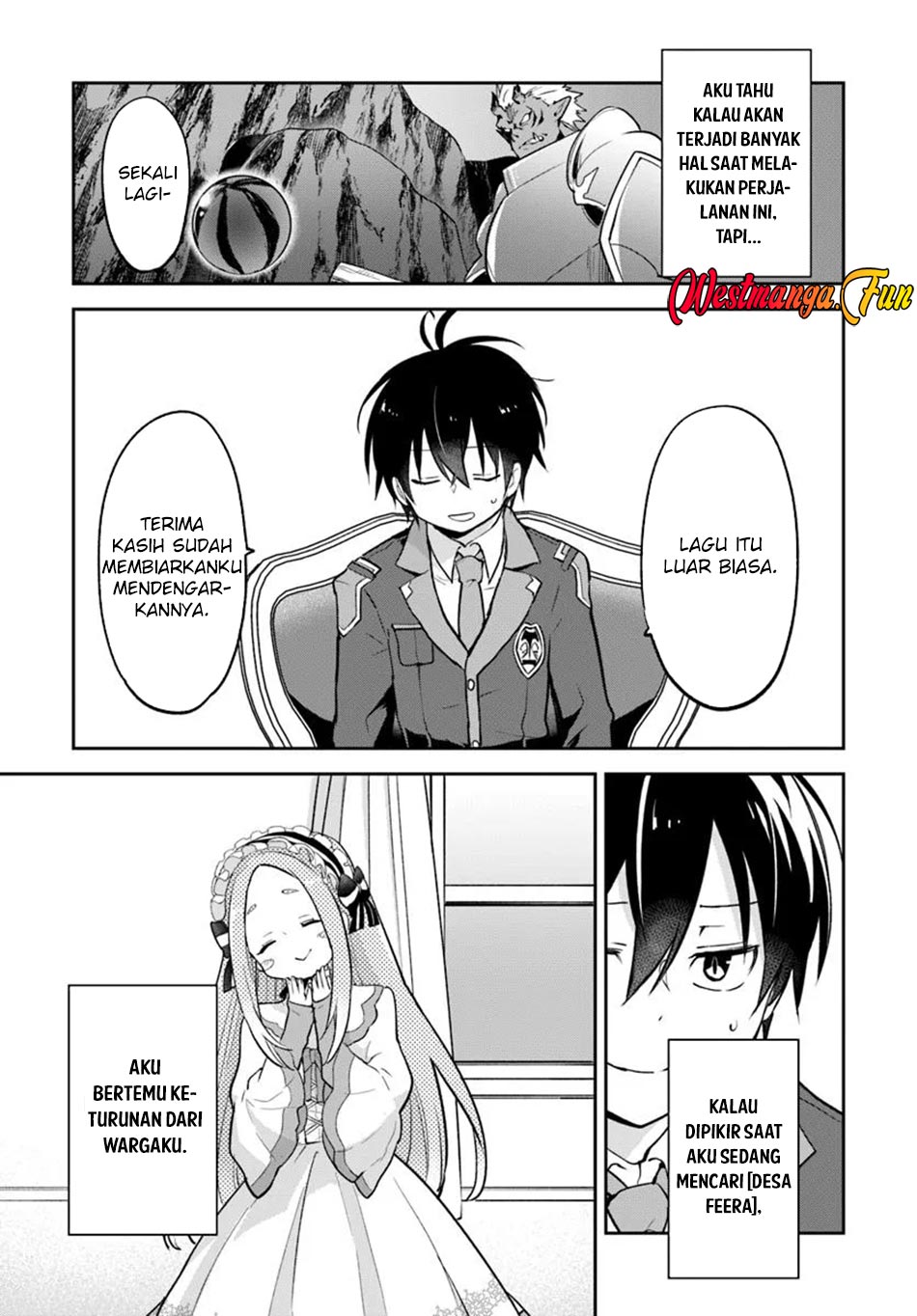 Manga Henkyou Gurashi no Maou, Tensei shite Saikyou no Majutsushi ni naru 〜Aisarenagara Nariagaru Moto Maō wa, Ningen o Shiritai〜 Chapter 46 gambar nomor 2