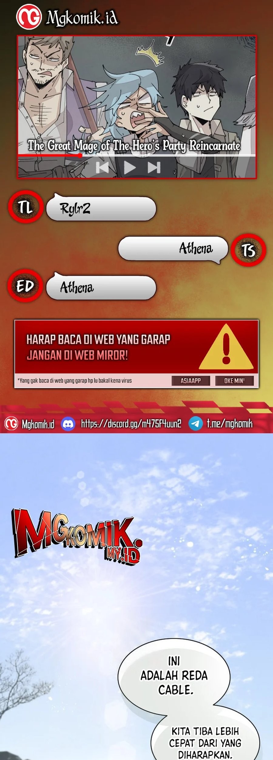 Baca Komik The Rebirth of the Hero’s Party’s Archmage Chapter 70 Gambar 1