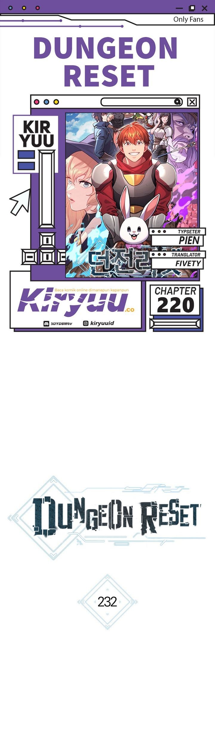 Baca Komik Dungeon Reset Chapter 232 Gambar 1