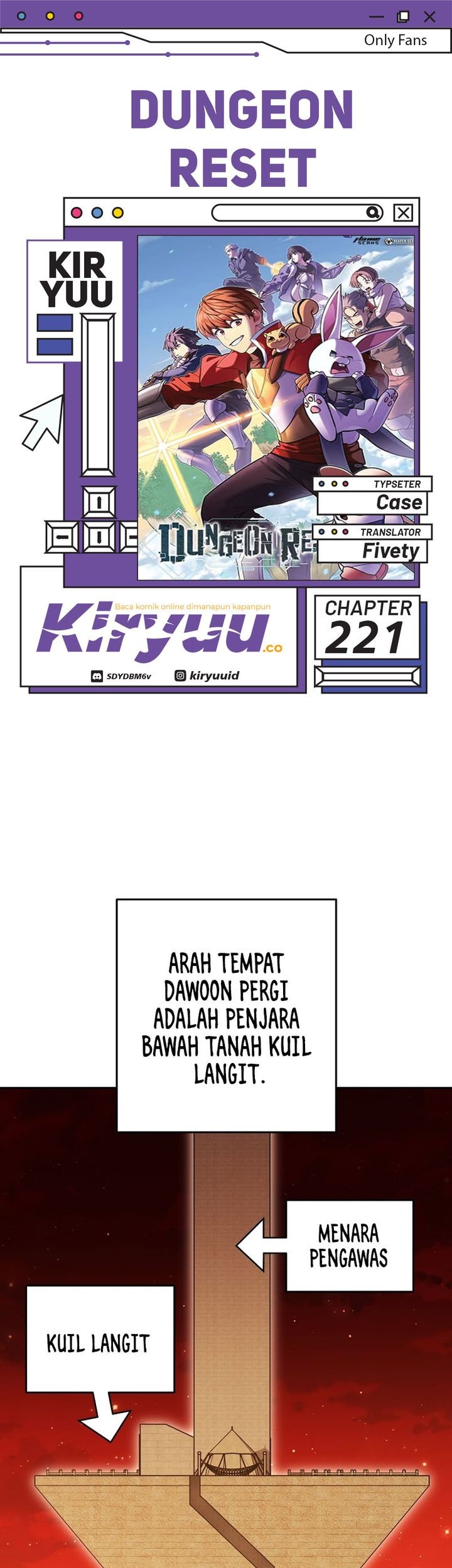Baca Komik Dungeon Reset Chapter 221 Gambar 1