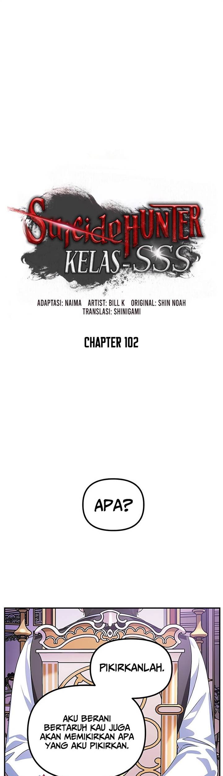 Baca Komik SSS-Class Suicide Hunter Chapter 102 Gambar 1