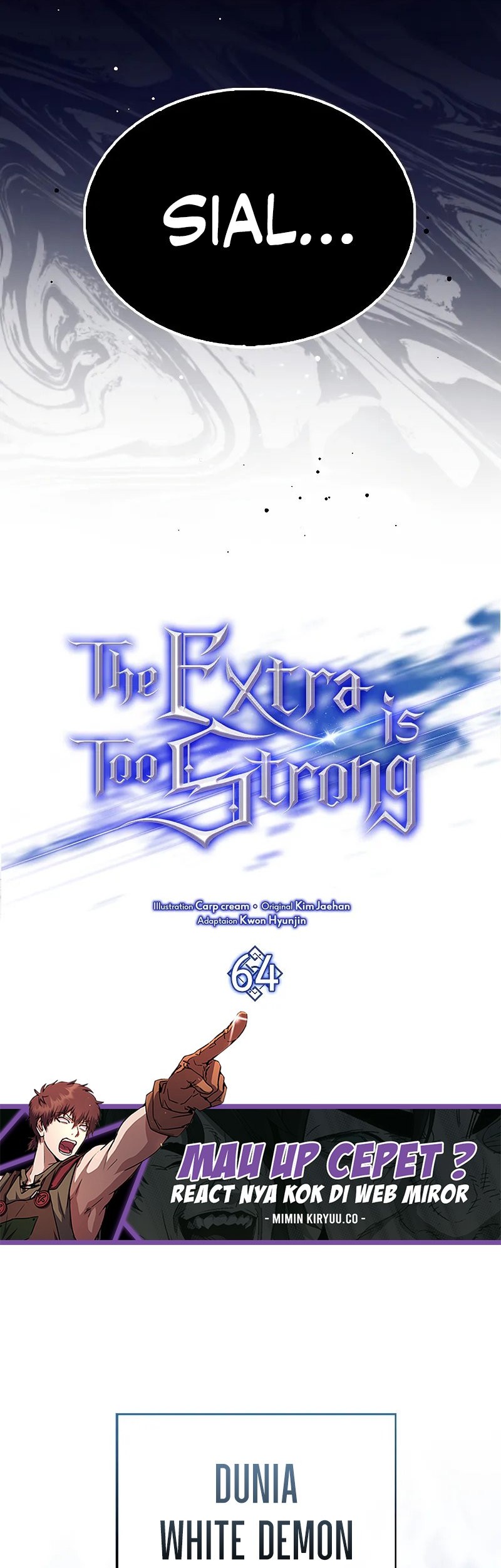 The Extra is Too Strong Chapter 64 Gambar 8