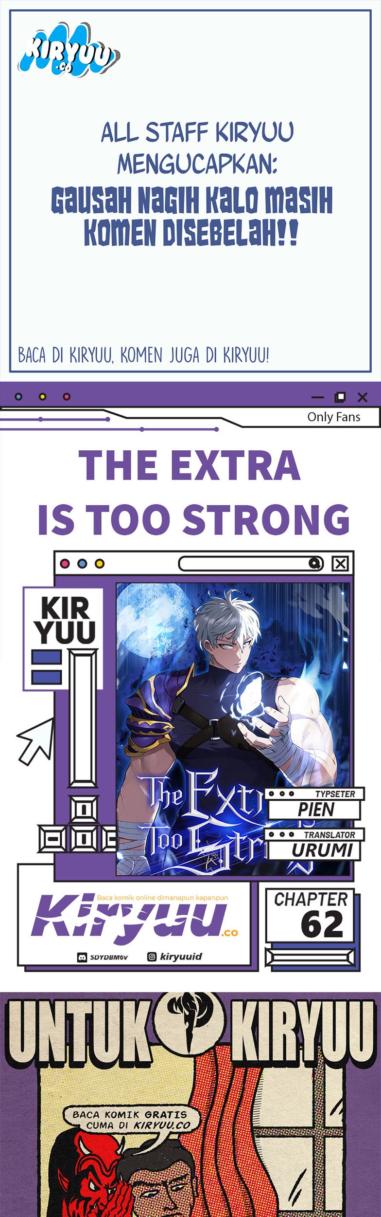 Baca Komik The Extra is Too Strong Chapter 62 Gambar 1