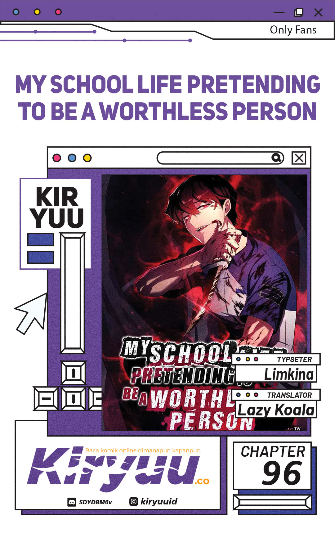 Baca Komik My School Life Pretending to Be a Worthless Person Chapter 96 Gambar 1