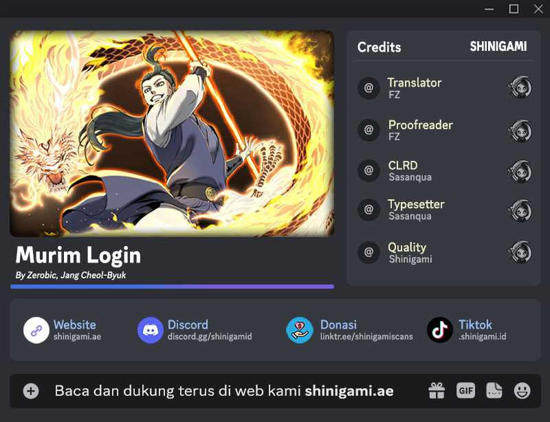 Baca Komik Murim Login Chapter 190 Gambar 1