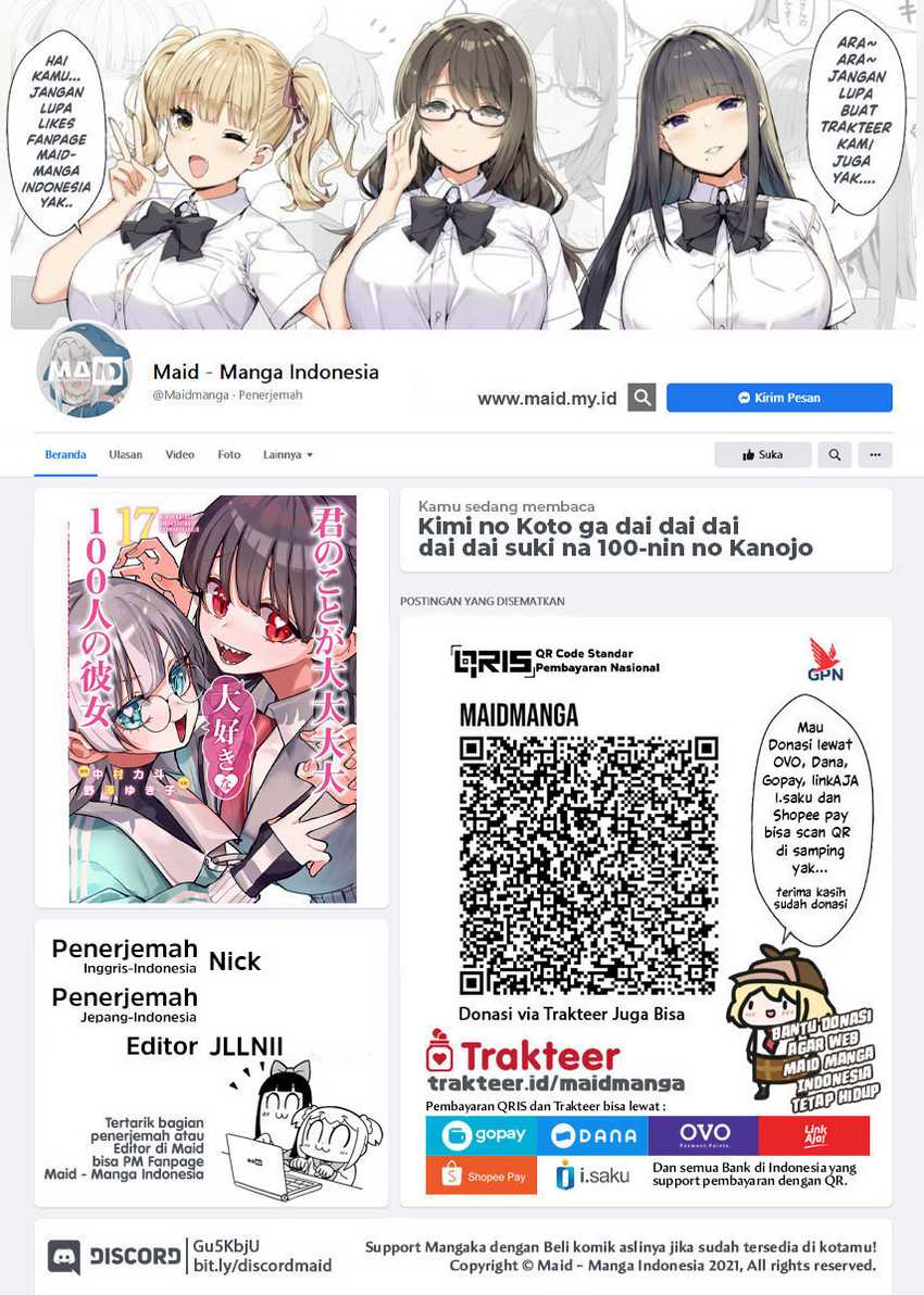 Baca Manga Kimi no Koto ga Dai Dai Dai Dai Daisuki na 100-ri no Kanojo Chapter 129 Gambar 2