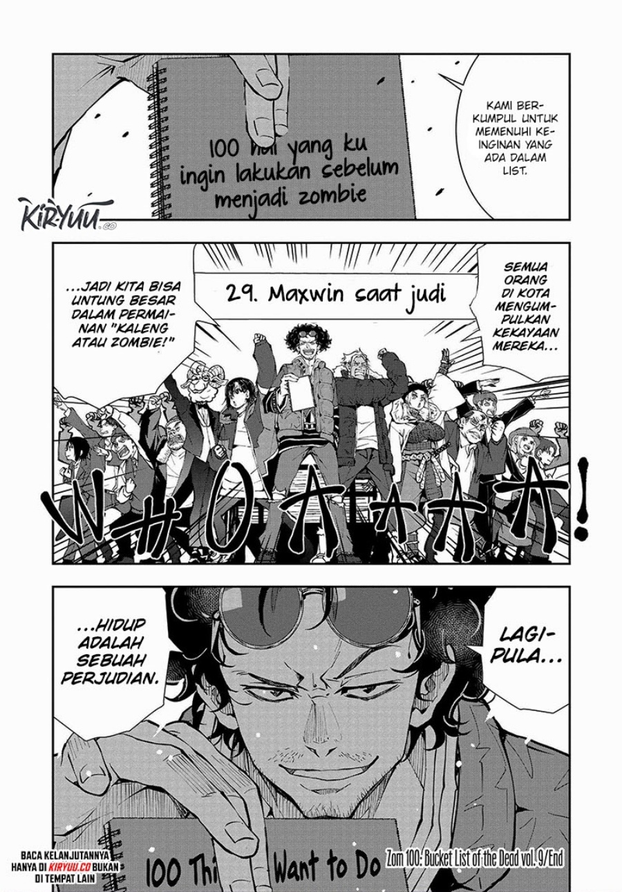 Zombie 100 ~Zombie ni Naru Made ni Shitai 100 no Koto~ Chapter 34 Gambar 33