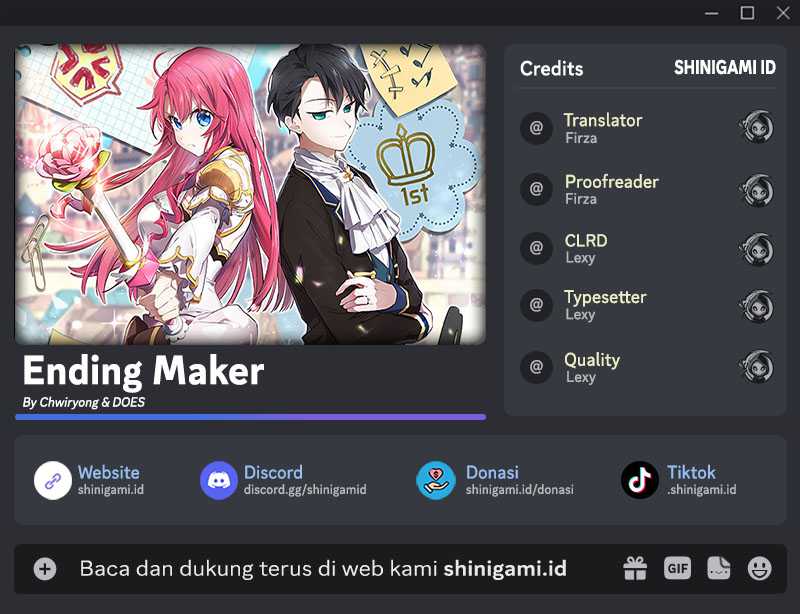Komik Ending Maker Chapter 56 gambar nomor 1