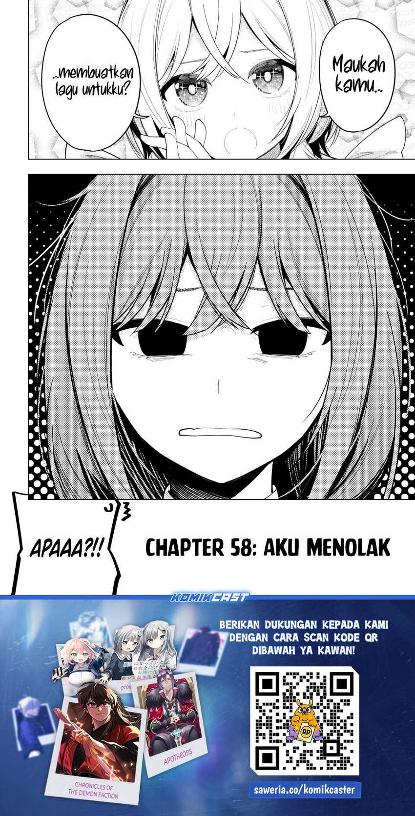 Mayonaka Heart Tune Chapter 58 Gambar 21