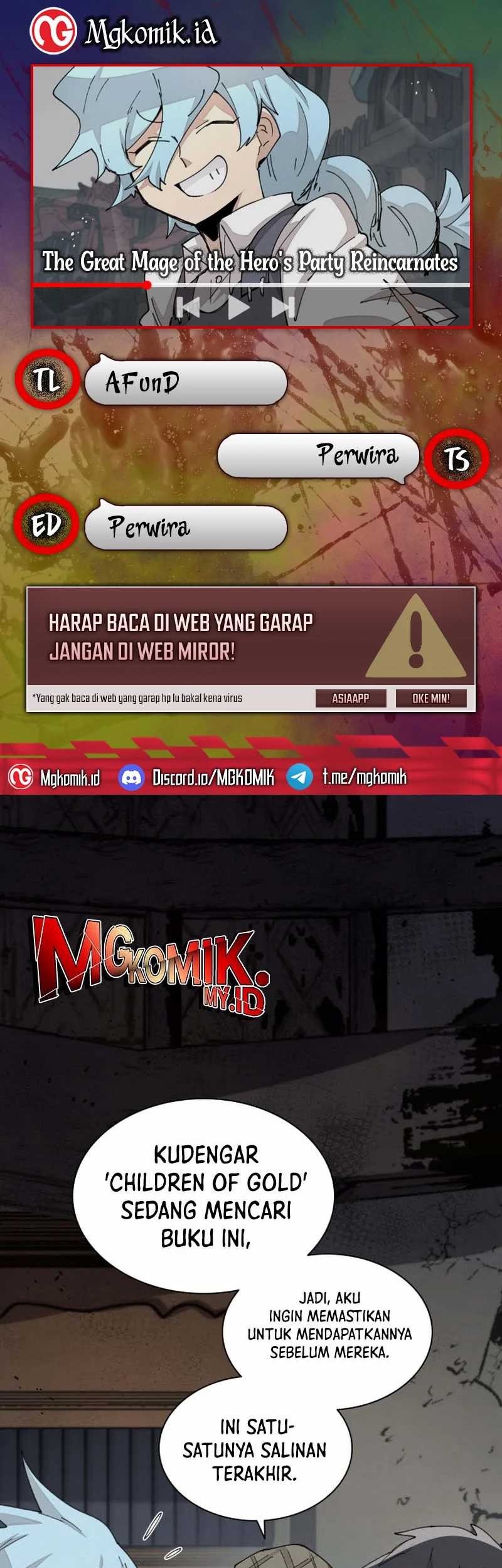 Baca Komik The Rebirth of the Hero’s Party’s Archmage Chapter 71 Gambar 1
