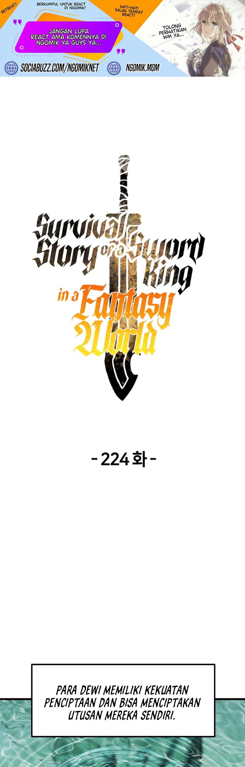 Baca Manhwa Sword King Chapter 224 Gambar 2