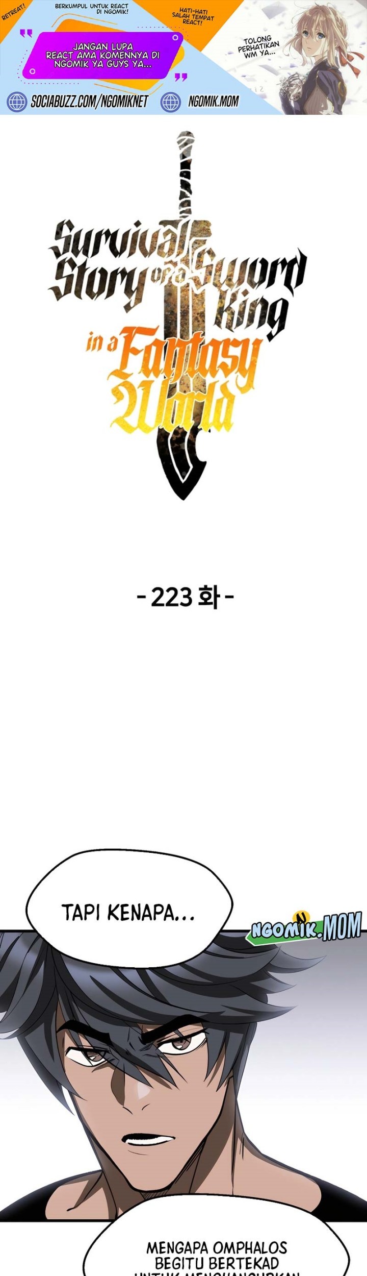 Baca Manhwa Sword King Chapter 223 Gambar 2