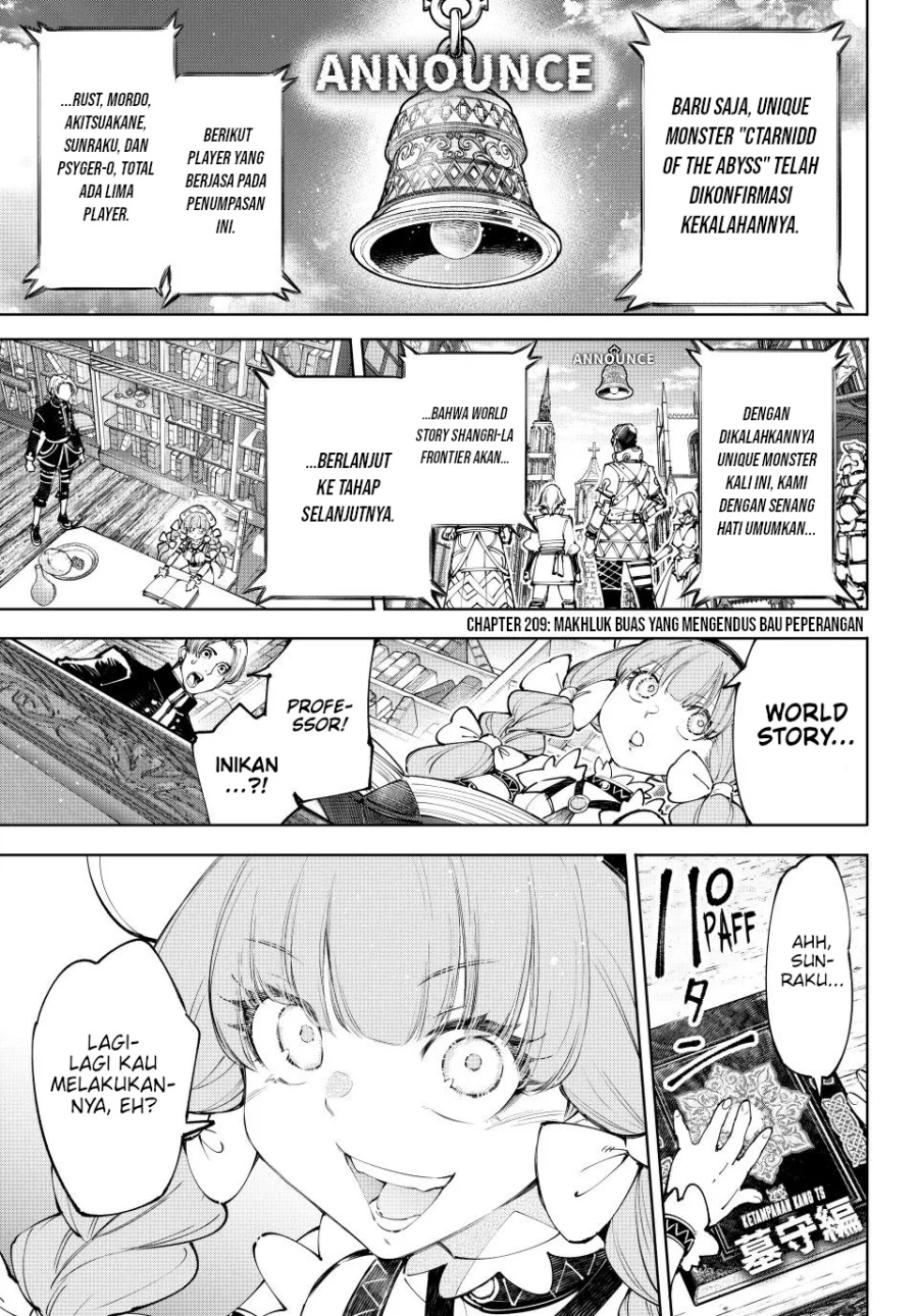 Manga Shangri-La Frontier ~ Kusoge Hunter, Kamige ni Idoman to su~ Chapter 209 gambar nomor 2