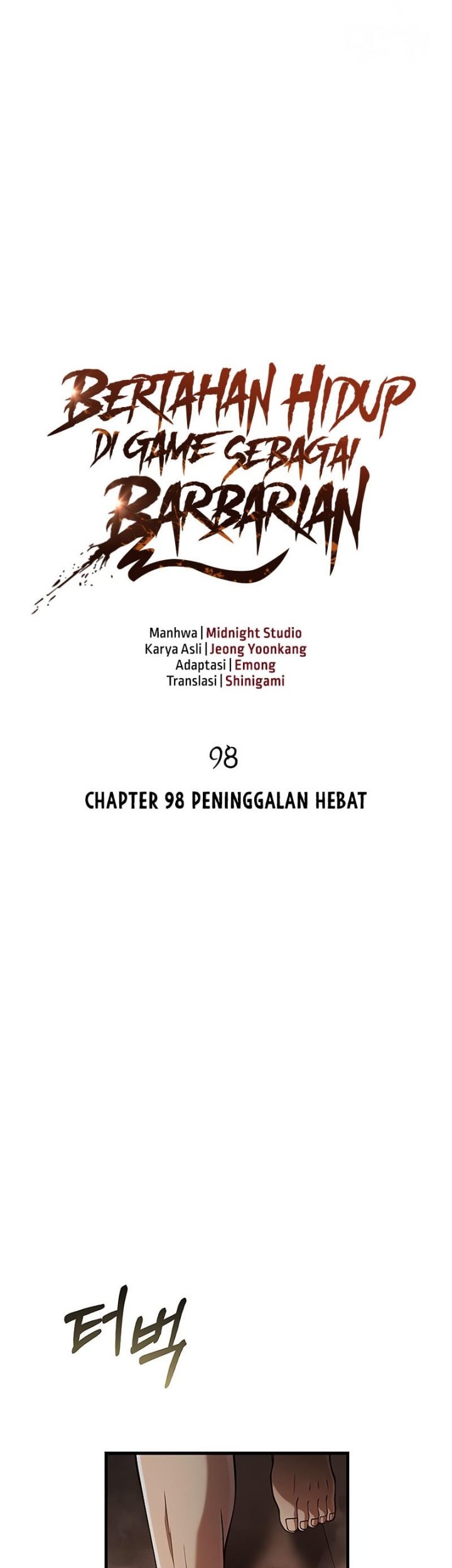 Survive as a Barbarian in the Game Chapter 98 Gambar 12
