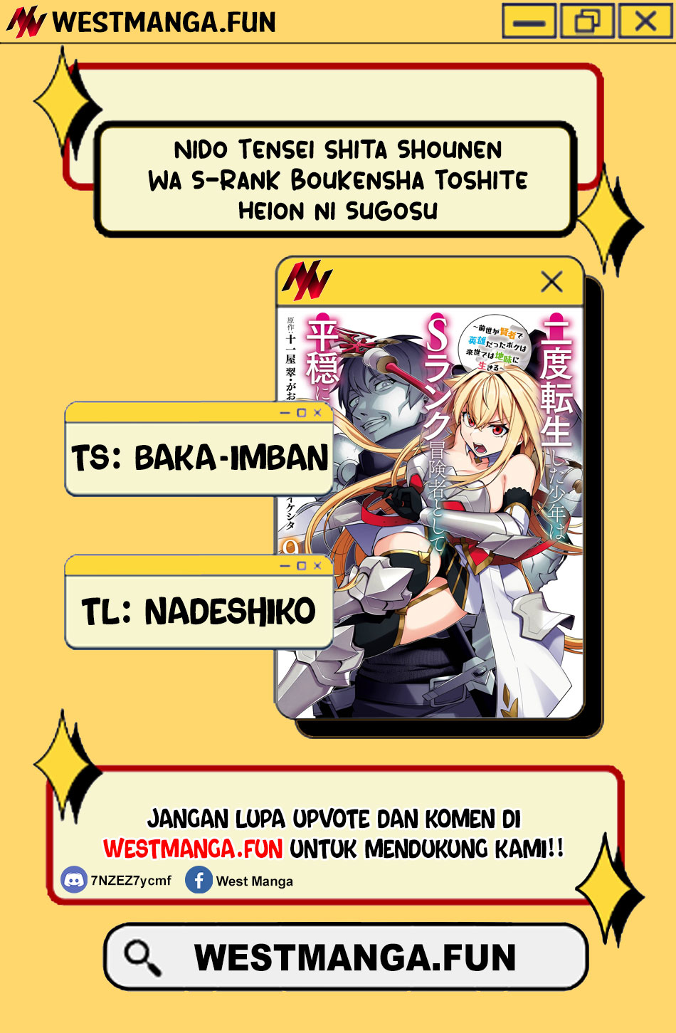 Nido Tensei Shita Shounen wa S Rank Boukensha Toshite Heion ni Sugosu Chapter 46 Gambar 4