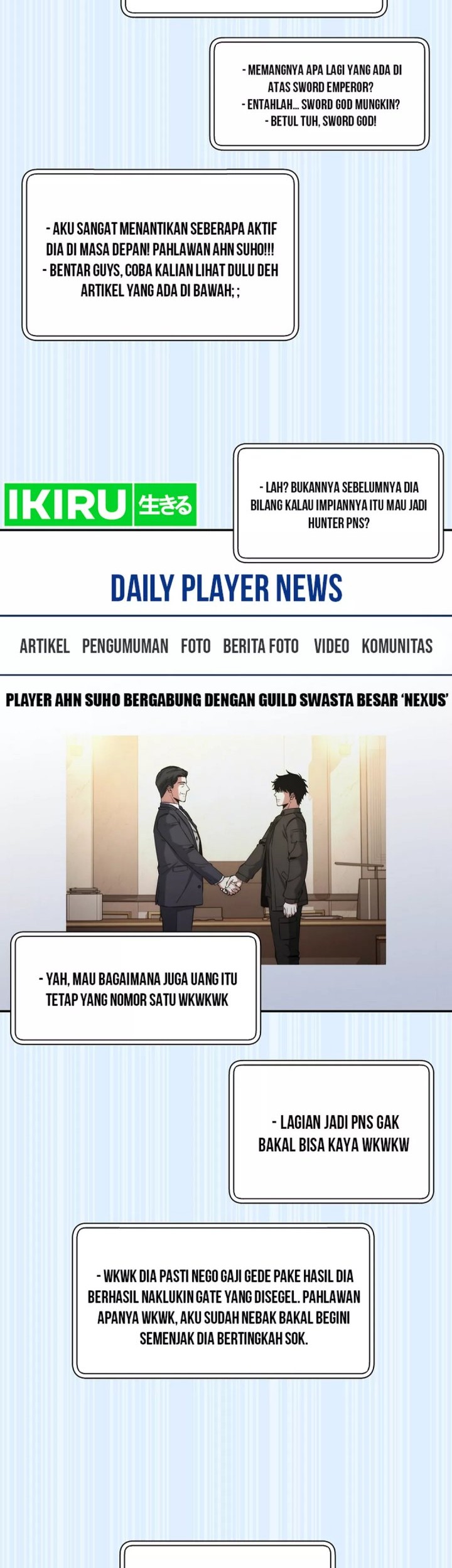 Baca Manhwa Return of the Sword God-Rank Civil Servant Chapter 39 Gambar 2