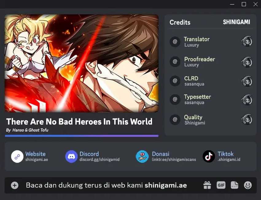 Baca Komik There Are No Bad Heroes In This World Chapter 26 Gambar 1