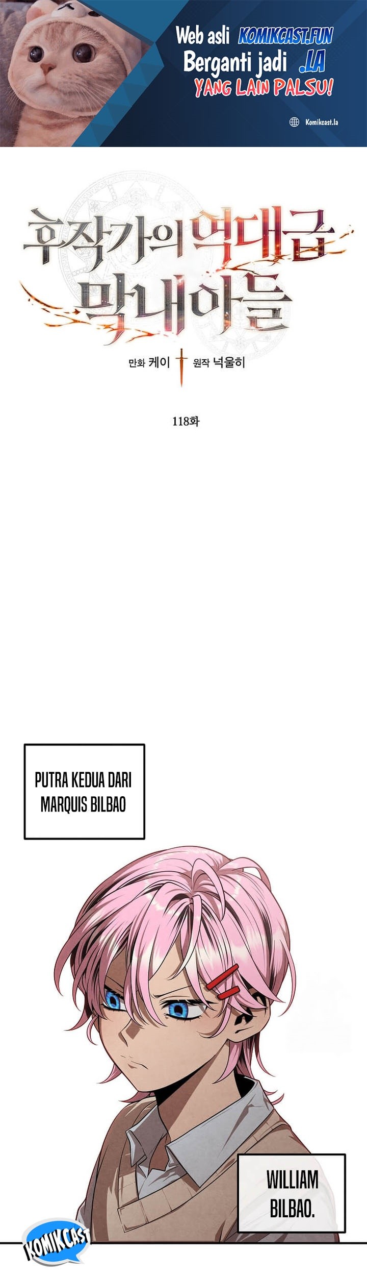 Baca Manhwa Legendary Youngest Son of the Marquis House Chapter 118 Gambar 2