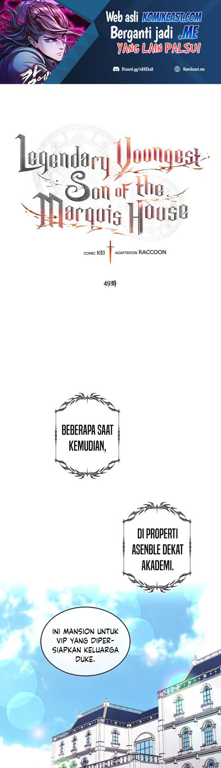 Baca Manhwa Legendary Youngest Son of the Marquis House Chapter 49 Gambar 2