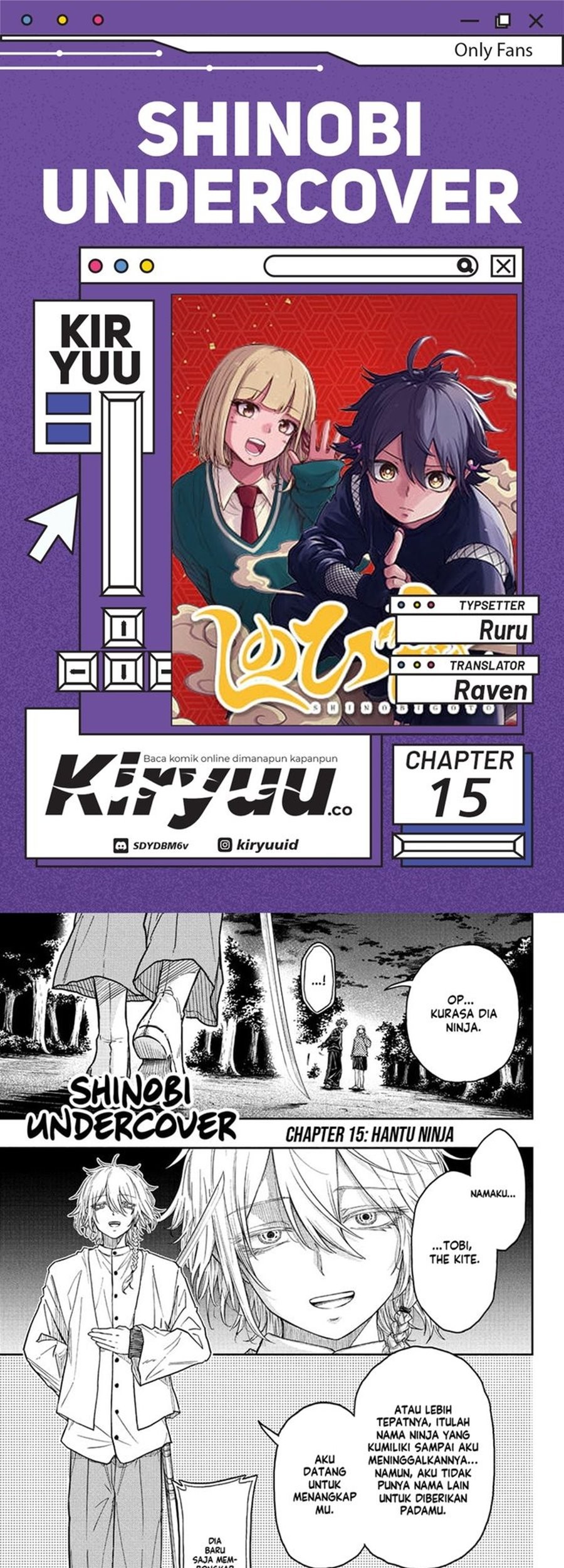 Baca Komik Shinobi Undercover Chapter 15 Gambar 1