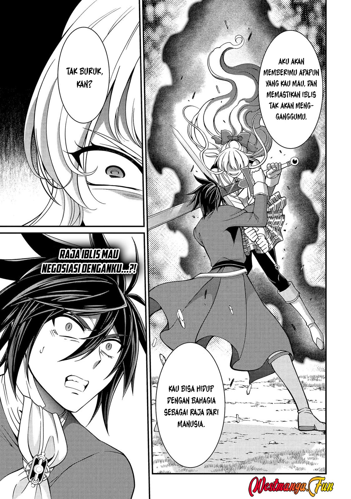 Shikkoku tsukai no saikyo yusha nakama zen’in ni uragira retanode saikyo no mamono Chapter 88 Gambar 35