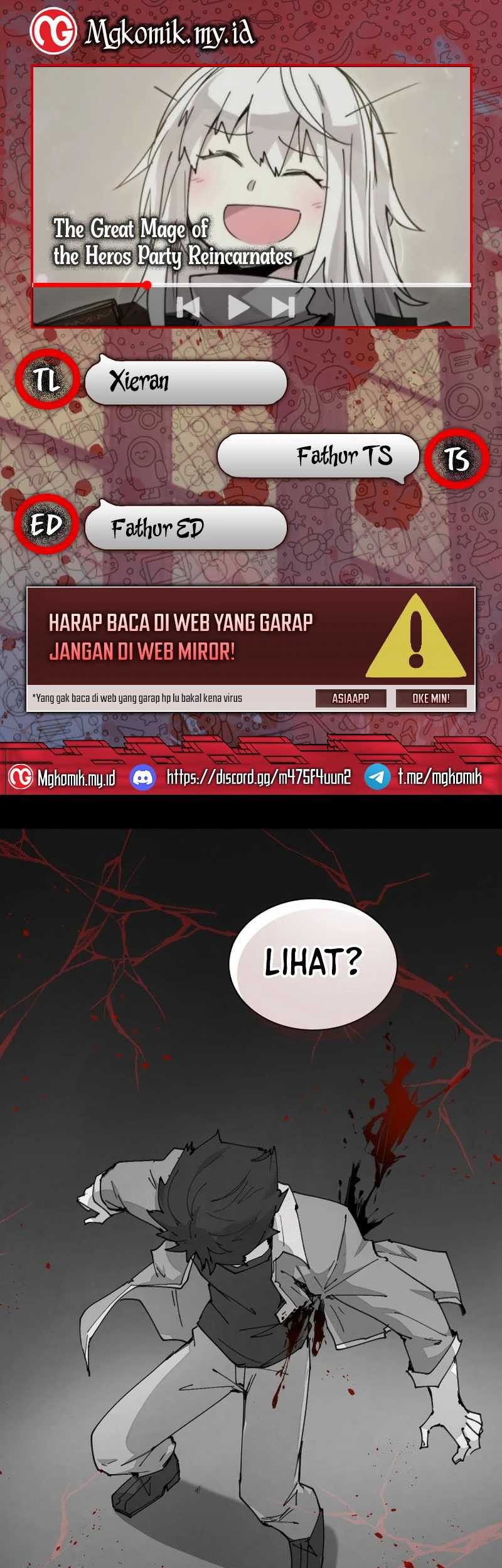 Baca Komik The Rebirth of the Hero’s Party’s Archmage Chapter 74 Gambar 1