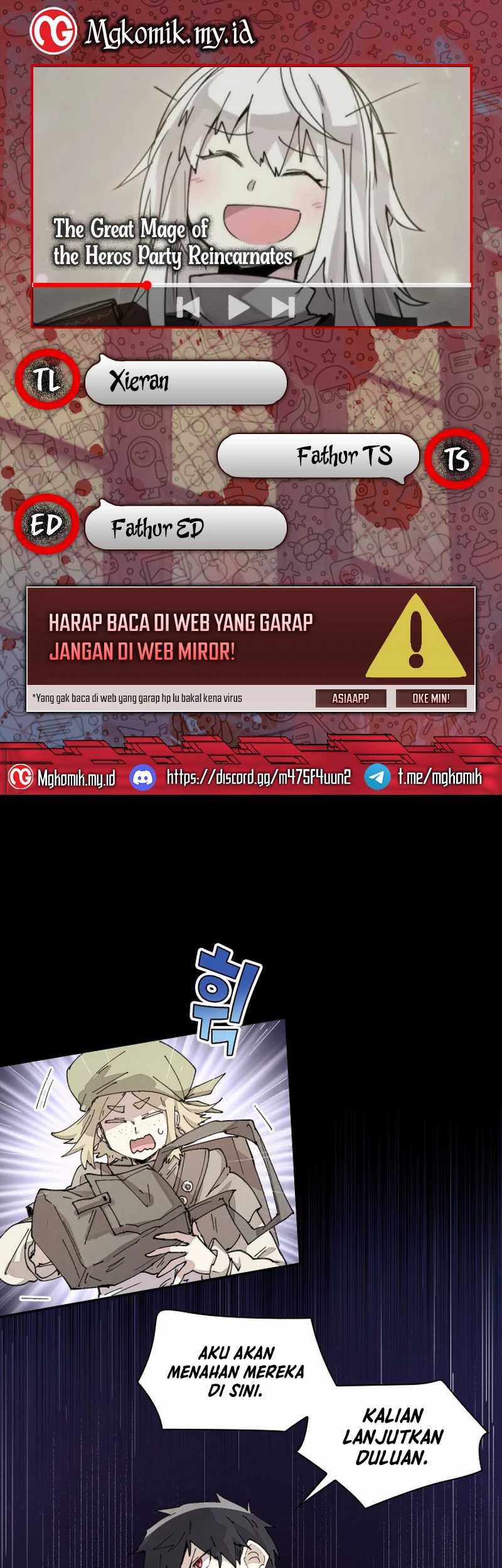Baca Komik The Rebirth of the Hero’s Party’s Archmage Chapter 73 Gambar 1