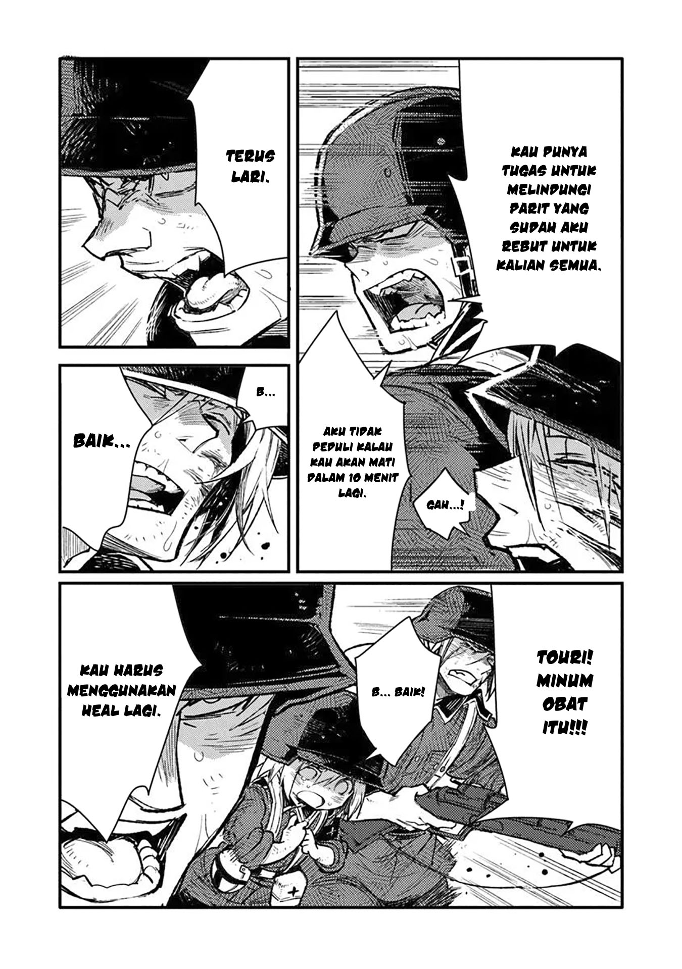 TS Eiseihei-san no Senjou Nikki Chapter 15 Gambar 12