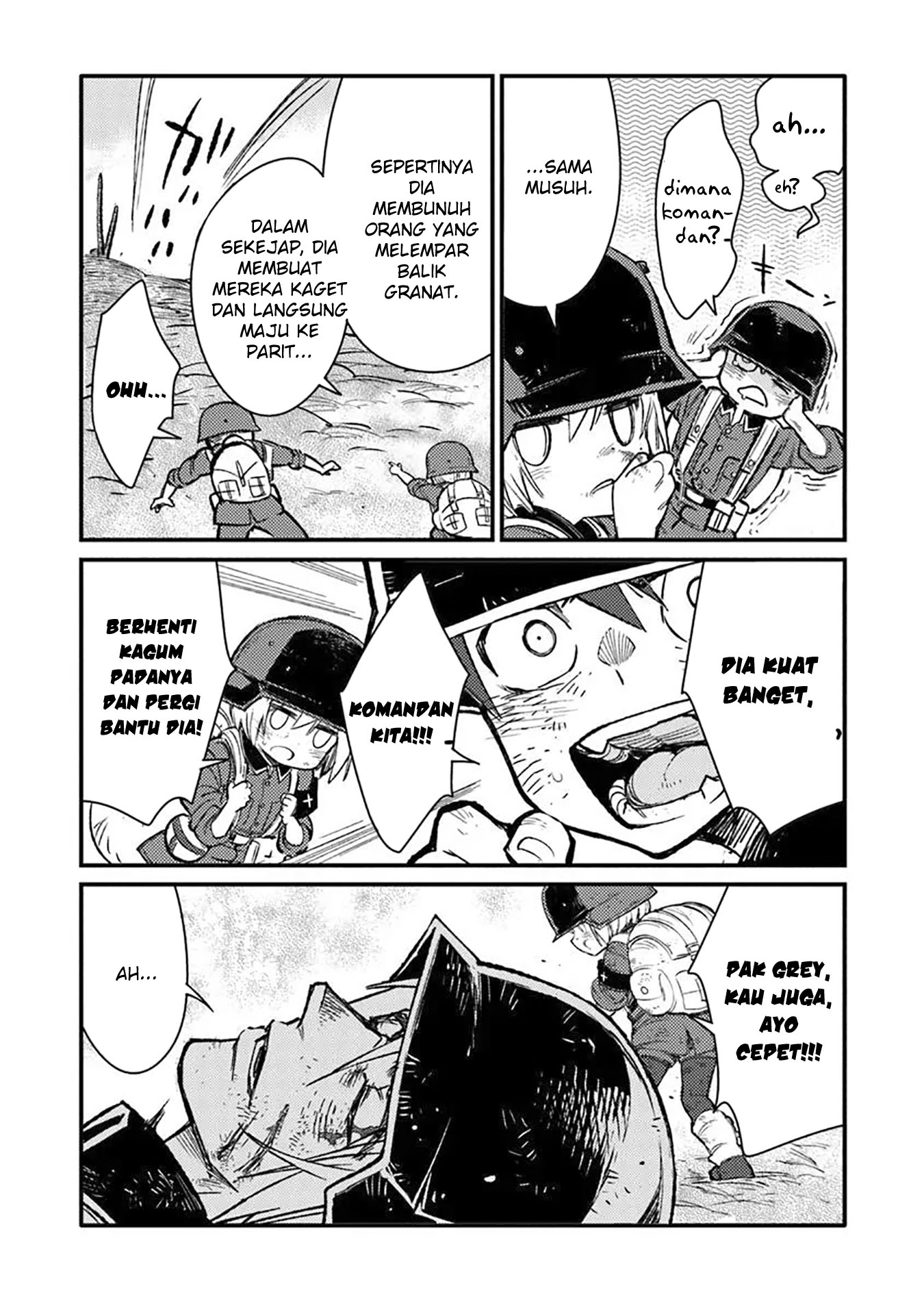 TS Eiseihei-san no Senjou Nikki Chapter 15 Gambar 21