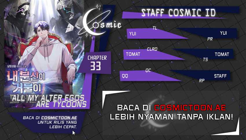 Baca Komik All My Alter Egos Are Tycoons Chapter 33 Gambar 1
