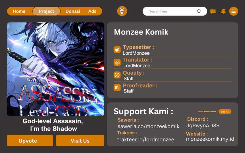 Komik God-level Assassin, I’m the Shadow Chapter 11 gambar nomor 1