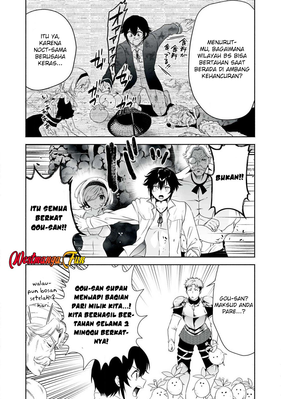 Tensei Kizoku no Bannou Kaitaku Kara ~”Kakudai & Shukushou” Sukiru o Tsukatte Itara Saikyou Ryouchi ni Narimashita~ Chapter 47 Gambar 3