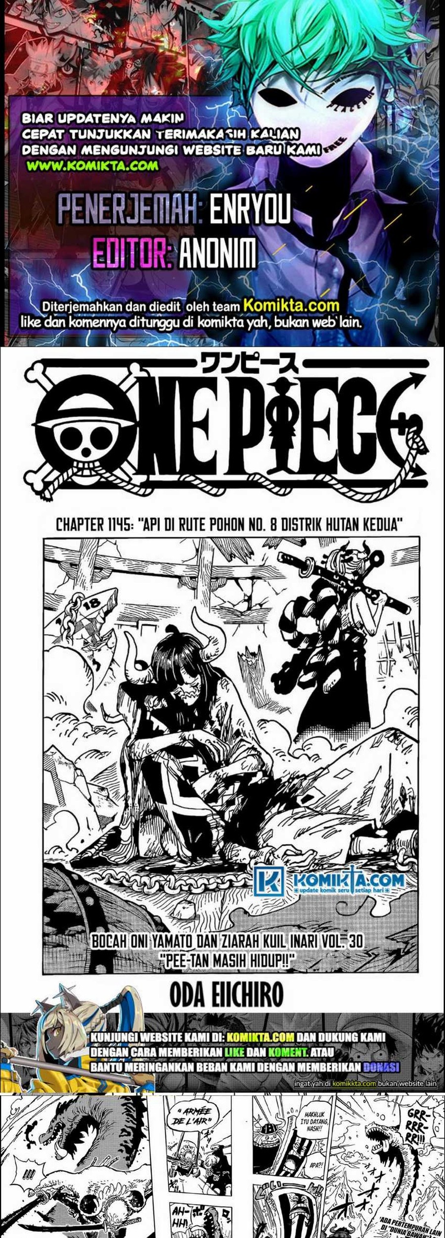 Baca Komik One Piece Chapter 1145 Gambar 1