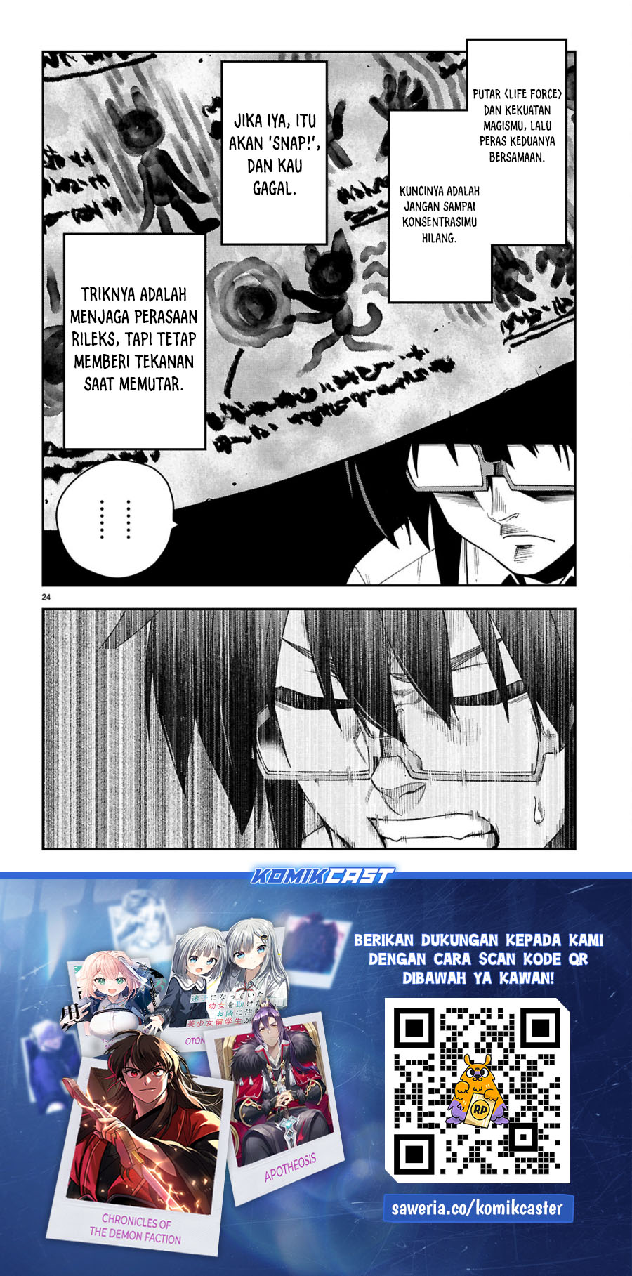 Konjiki no Moji Tsukai: Yuusha Yonin ni Makikomareta Unique Cheat Chapter 115 Gambar 25
