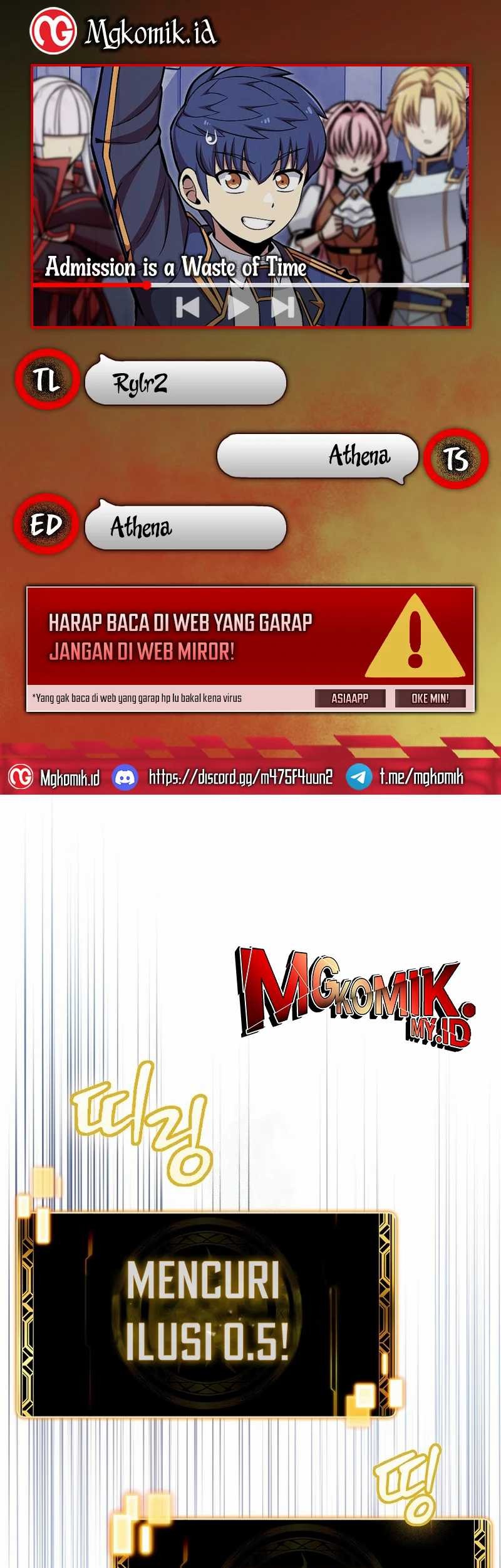Baca Komik Admission is a Waste of Time Chapter 39 Gambar 1